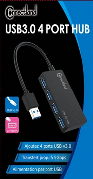 HUB USB 3.0 4 PORTS Connectland